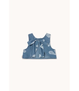 Tiny Cottons Big Swans Top  by Tiny Cottons