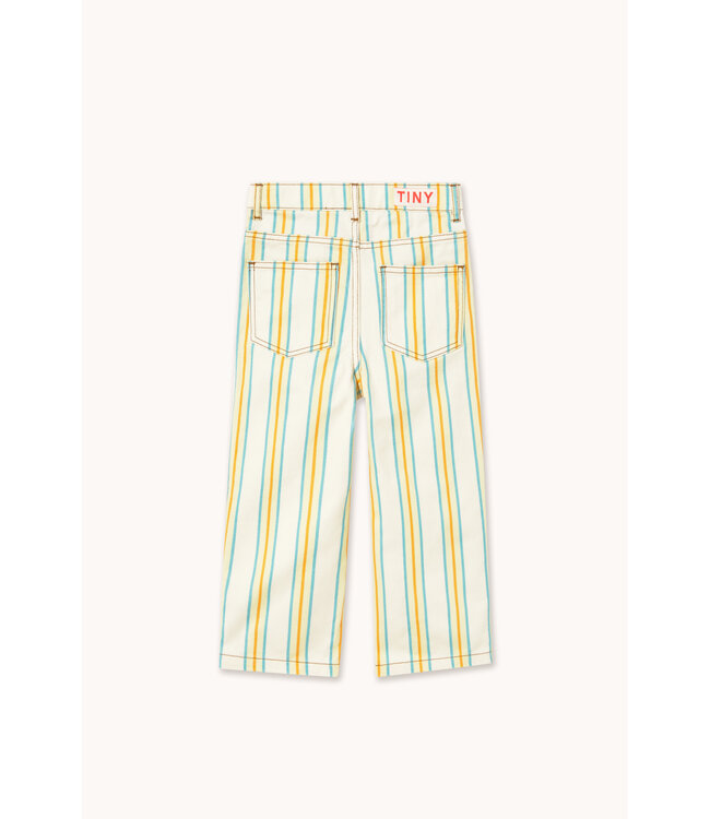 Multicolor Stripes Denim Jeans  by Tiny Cottons