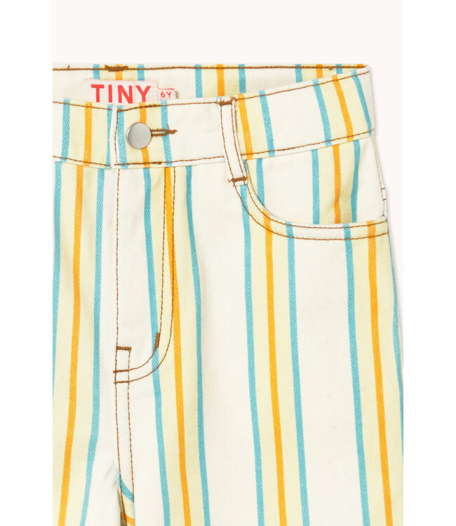 Multicolor Stripes Denim Jeans  by Tiny Cottons
