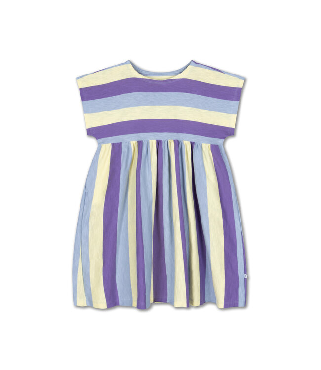 easy dress tricolor block stripe Repose ams