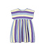 easy dress tricolor block stripe Repose ams