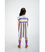 easy dress tricolor block stripe Repose ams