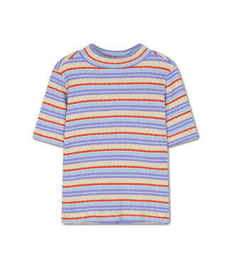Repose ams slim turtle neck SS multi stripe Repose ams