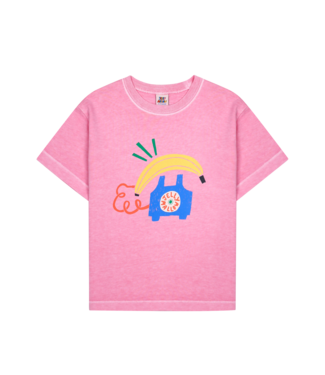 Jelly Mallow Banana telephone pigment t-shirt by Jelly Mallow