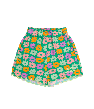 Jelly Mallow Flower seersucker shorts by Jelly Mallow