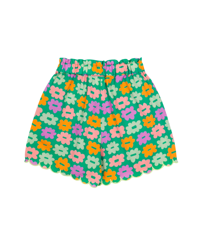 Flower seersucker shorts by Jelly Mallow