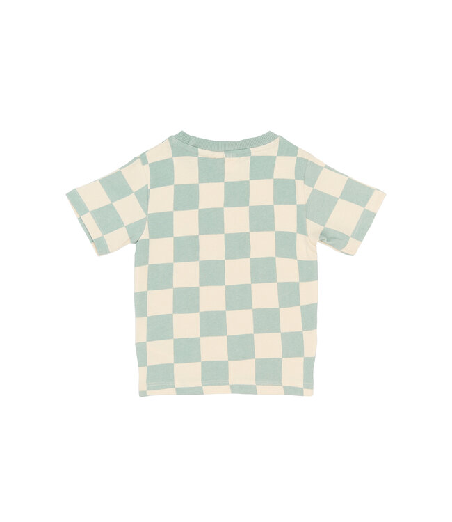 TNSTSebastian OS S_S Tee Aqua Gray AOP by The New