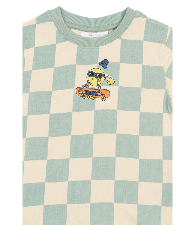 TNSTSebastian OS S_S Tee Aqua Gray AOP by The New