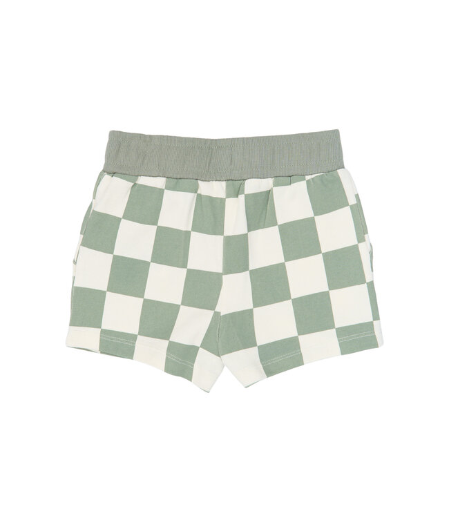 TNSTSebastian Shorts Aqua Gray AOP by The New