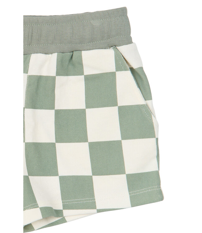 TNSTSebastian Shorts Aqua Gray AOP by The New