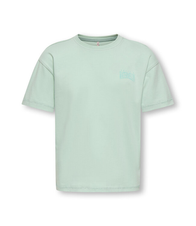 KOGHELEN LIFE S/S LOOSE TEE JRS NOOS Aqua Foam Watermelon by Kids Only