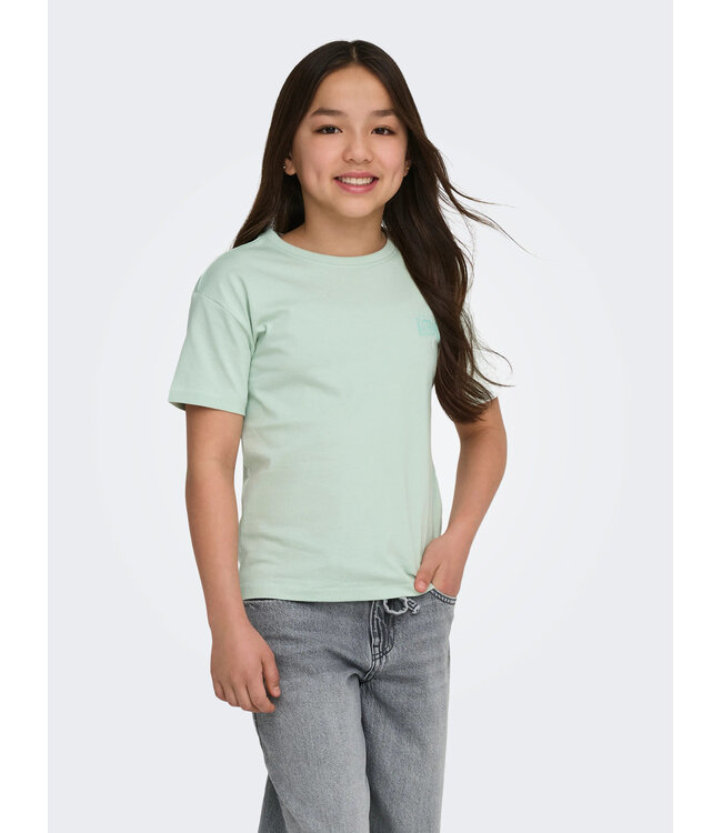 KOGHELEN LIFE S/S LOOSE TEE JRS NOOS Aqua Foam Watermelon by Kids Only