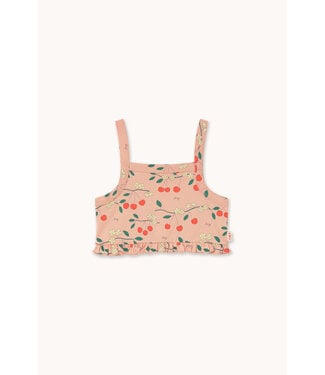 Tiny Cottons Cherry Trees Crop Tee  by Tiny Cottons