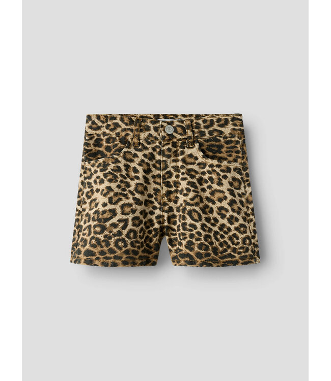 NKFROSE HW SHORTS 4444-TD NOOS Silver Mink LEOPARD by Name it