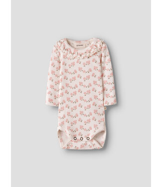 Lil' Atelier NBFGAGO KIS LS SLIM BODY LIL Coconut Milk HYDRANGEA by Lil' Atelier