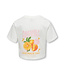 KOGMILLA LIFE S/S BOXY PRINTED TOP JRS Cloud Dancer Lemonade by Kids Only