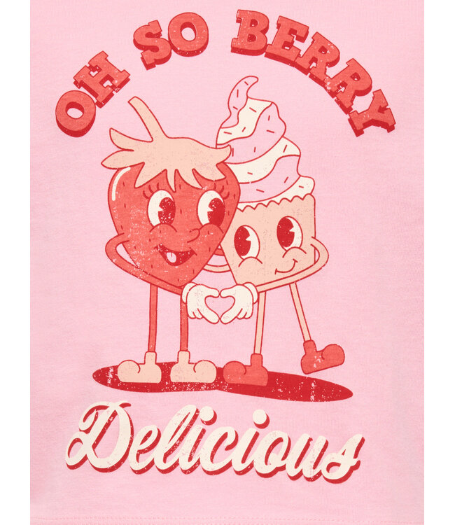 KMGBELINDA LIFE SS REG PRINTED TEE JRS Romance Rose Delicious by Kids Only