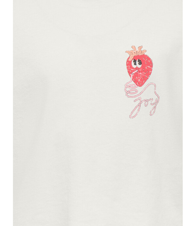 KMGBELINDA LIFE SS REG PRINTED TEE JRS Cloud Dancer Joy by Kids Only