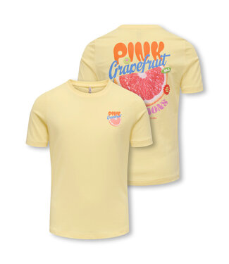 Kids Only KOGBOLETTE LIFE S/S TOP JRS Sunlight Pink by Kids Only