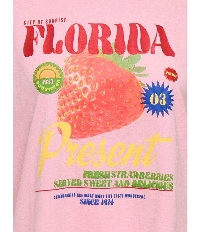 KOGBOLETTE LIFE S/S TOP JRS Romance Rose Florida by Kids Only