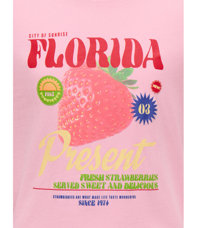 KOGBOLETTE LIFE S/S TOP JRS Romance Rose Florida by Kids Only