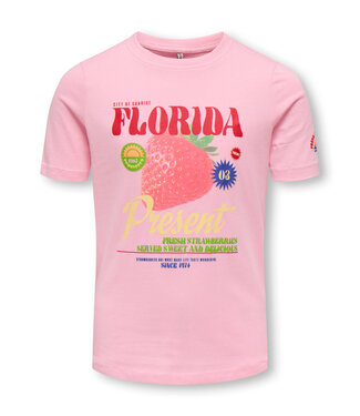 Kids Only KOGBOLETTE LIFE S/S TOP JRS Romance Rose Florida by Kids Only