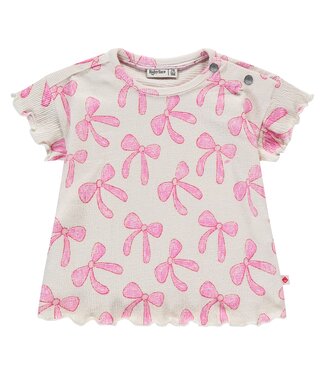 Babyface baby girls t-shirt short sleeve Ivory by Babyface