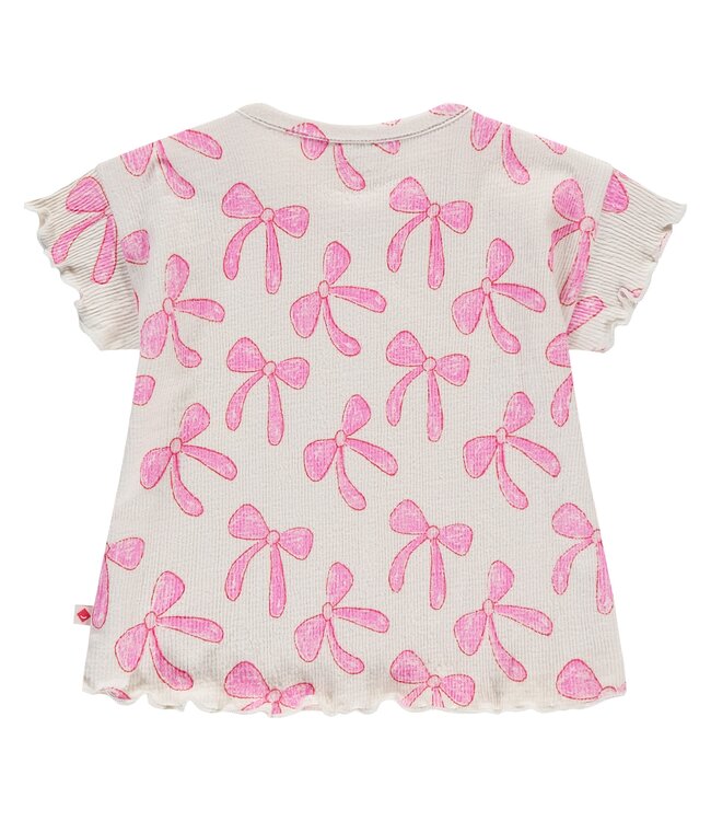 baby girls t-shirt short sleeve Ivory by Babyface