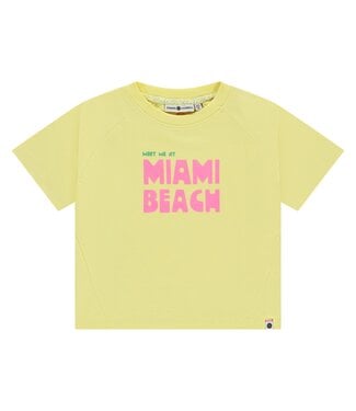 Stains & Stories girls t-shirt short sleeve Vanilla by Stains & Stories