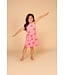 Stains & Stories girls dress shortsleeve Neon Pink by Stains & Stories