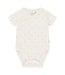 baby romper short sleeve Ecru by a Tiny story