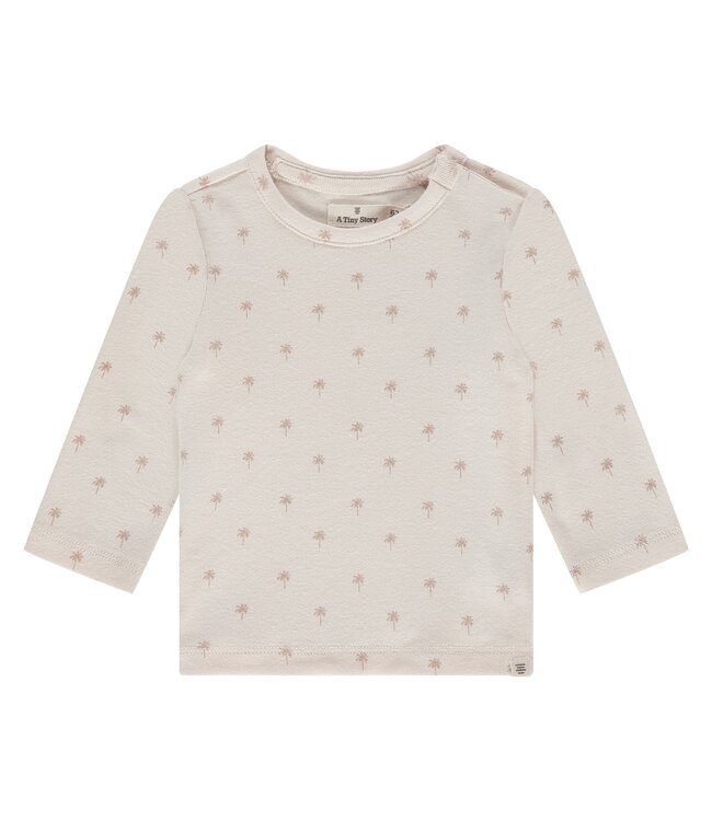 baby t-shirt long sleeve Ecru by a Tiny story
