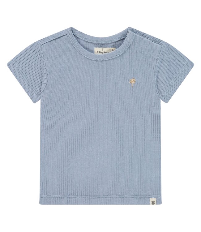 baby t-shirt short sleeve Light Blue by a Tiny story