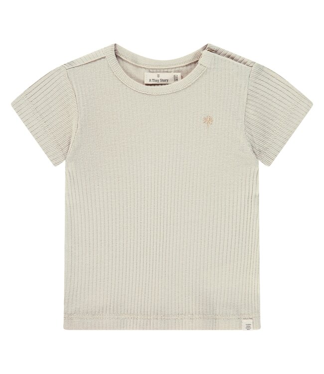 baby t-shirt short sleeve Ecru by a Tiny story