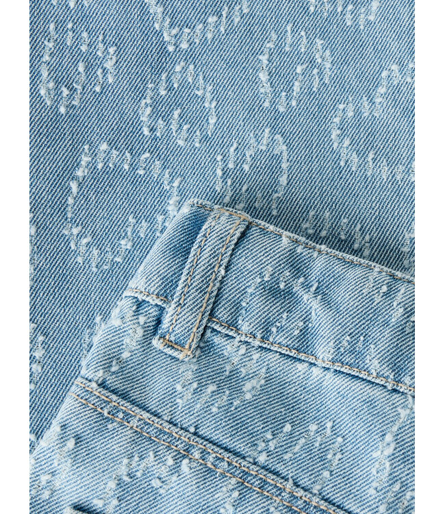 NMFROSE WIDE HEART JEANS 2015-DS H Light Blue Denim DESTROY HEARTS by Name it