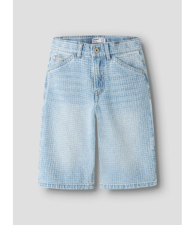 NKMBEN SKATER DNM BERMUDA 3344-OK H Light Blue Denim by Name it