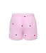 KOGNEW LINA STRIPE EMB SHORTS WVN Begonia Pink Cloud Dancer/EMB Red Hearts by Kids Only