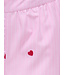 KOGNEW LINA STRIPE EMB SHORTS WVN Begonia Pink Cloud Dancer/EMB Red Hearts by Kids Only