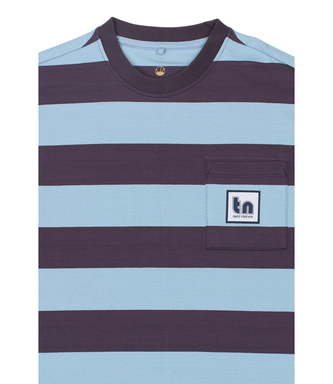 TNThomson OS S_S Tee Forever Blue Striped by The New