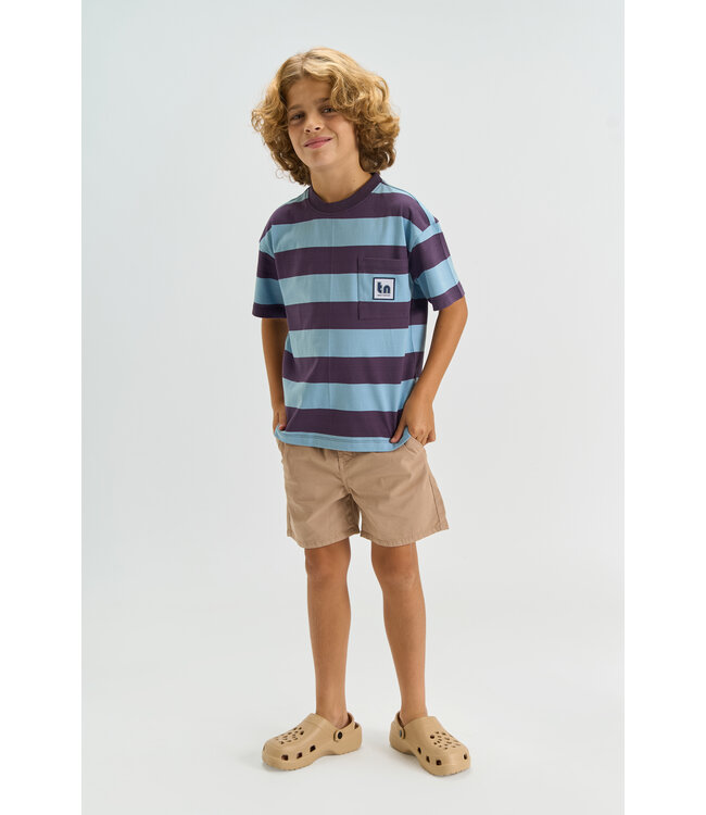 TNThomson OS S_S Tee Forever Blue Striped by The New