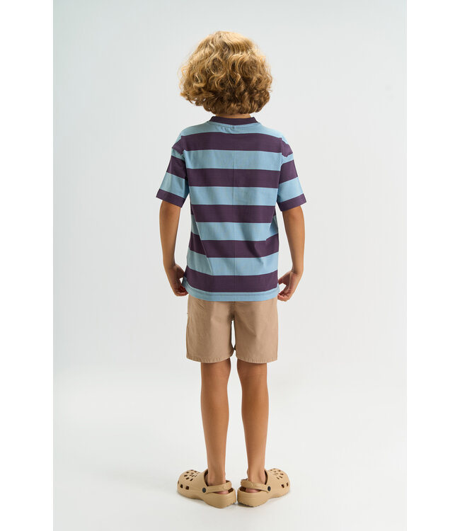 TNThomson OS S_S Tee Forever Blue Striped by The New