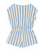 TNSTTaliana S_S Jumpsuit Forever Blue Striped. by The New