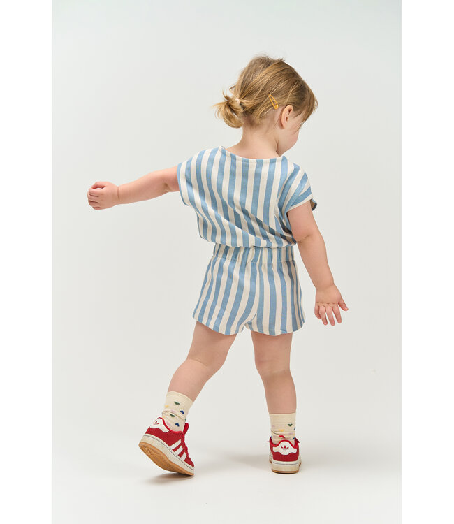 TNSTTaliana S_S Jumpsuit Forever Blue Striped. by The New