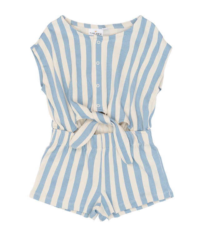 TNSTTaliana S_S Jumpsuit Forever Blue Striped. by The New