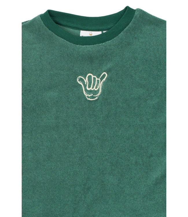 TNSTTerry OS S_S Tee Posy Green by The New