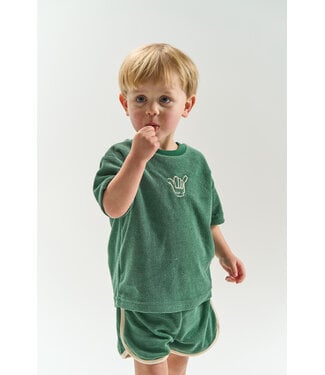 The New TNSTTerry OS S_S Tee Posy Green by The New