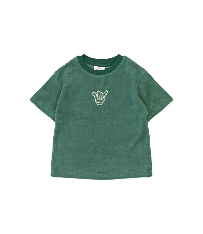TNSTTerry OS S_S Tee Posy Green by The New
