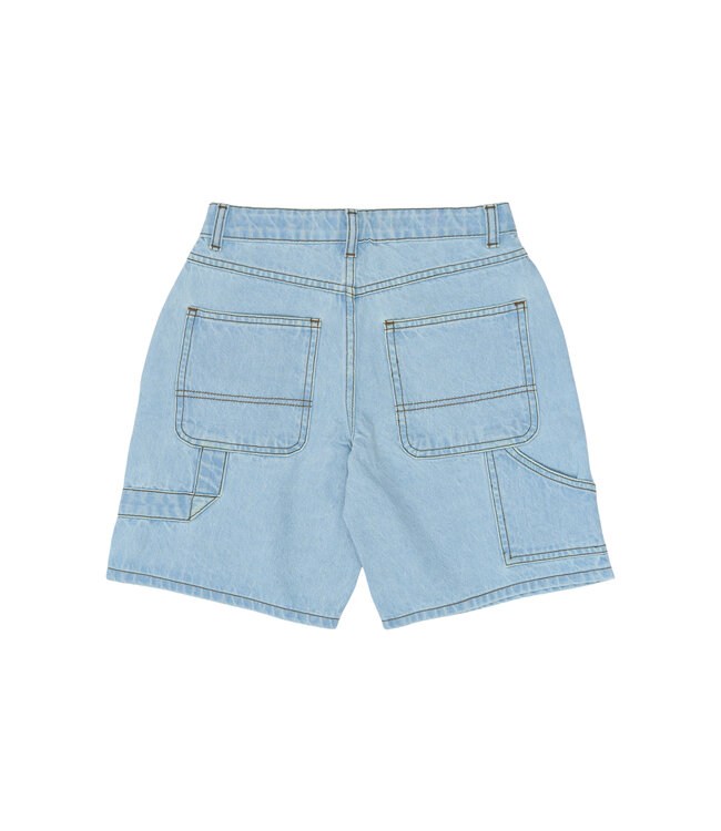 TNSavid Baggy Fit Worker Shorts Light blue denim by The New