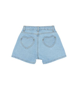 The New TNSamantha Regular Fit Denim Shorts Light blue denim by The New