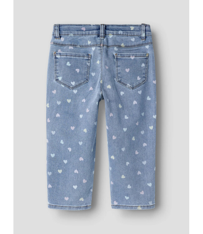 NMFBELLA MOM SHAPED JEANS 3555-ON NOOS Medium Blue Denim HEARTS by Name it
